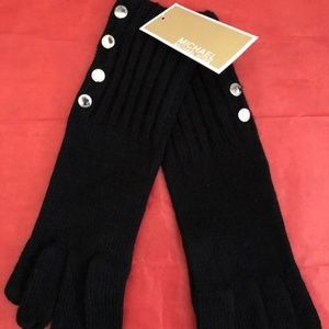 NEW! MICHAEL KORS GLOVES ~ Black